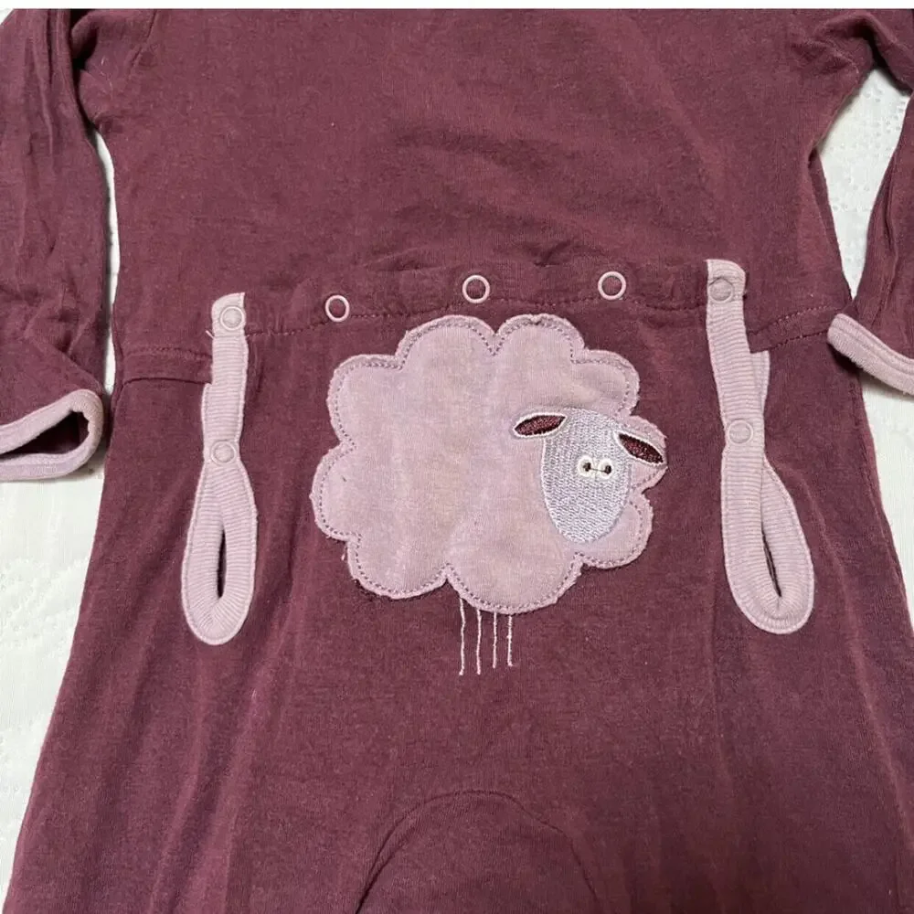 Kickee Pants Grapevine Sheep Coverall 6-9m